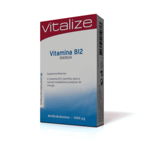 Vitamina B12 40 comp. sub-linguais